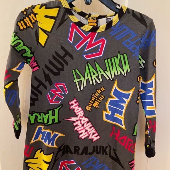 Harajuku Mini Target 20th Graffiti Long Sleeve Romper Size 18 Months NWT - Picture 2 of 7